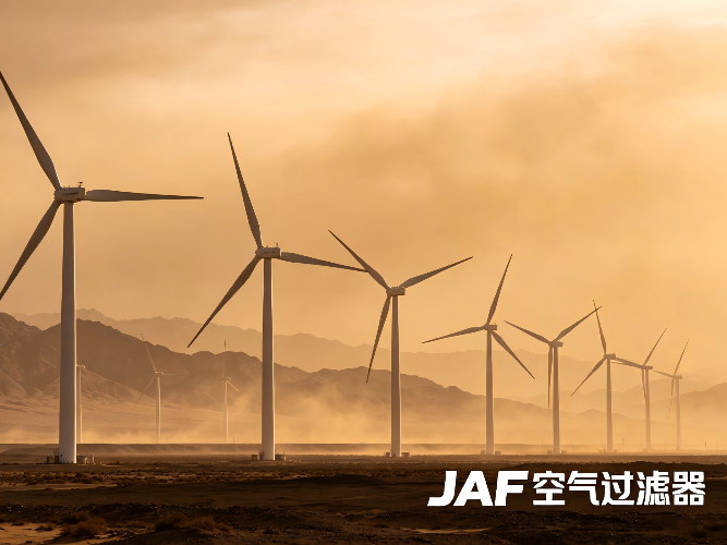 JAF 空气过滤器西北戈壁陆上风电整机项目成功案例