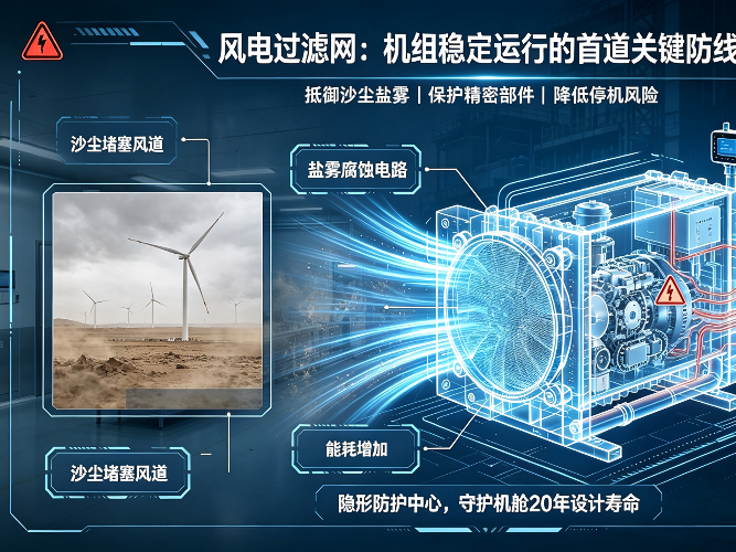 风电过滤网：筑牢风机稳定运行防护防线